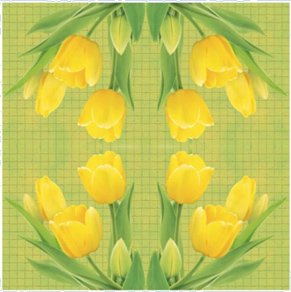 Трехслойные салфетки «Желтые тюльпаны»